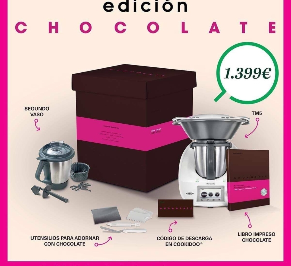 NUEVA EDICIÓN Thermomix® “CHOCOLATE “ ( 0% DE INTERÉS)