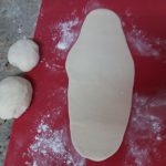 Trenza de pan de ajo rellena