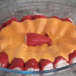Pimientos de piquillo rellenos de brandada de bacalao