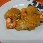 Bacalao con langostinos